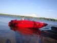 1998 Crownline 225 ccr, nice red gelcoat. full black mouring