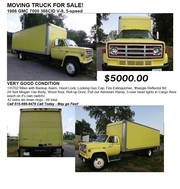 MOVING TRUCK FOR SALE! - 1986 GMC 700 366CID V-8, 5-speed - CALL 515-988-8479 $5000.00