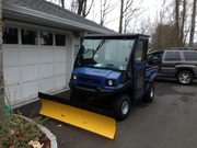 2010 Kawasaki Mule 4010 4X4 with cab and plow