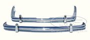 Jaguar XJ6 XJ12 S1 stainless steel bumpers,  XJ 6 12 Series S 1