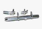 Jaguar XK140 stainless steel bumpers,  XK 140,  brand new