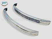 Volkswagen Beetle Late Model Bumper in stainless steel 1968 -1973 