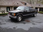 1996 Black GMC Sierra 1500 Z71 Extended Cab